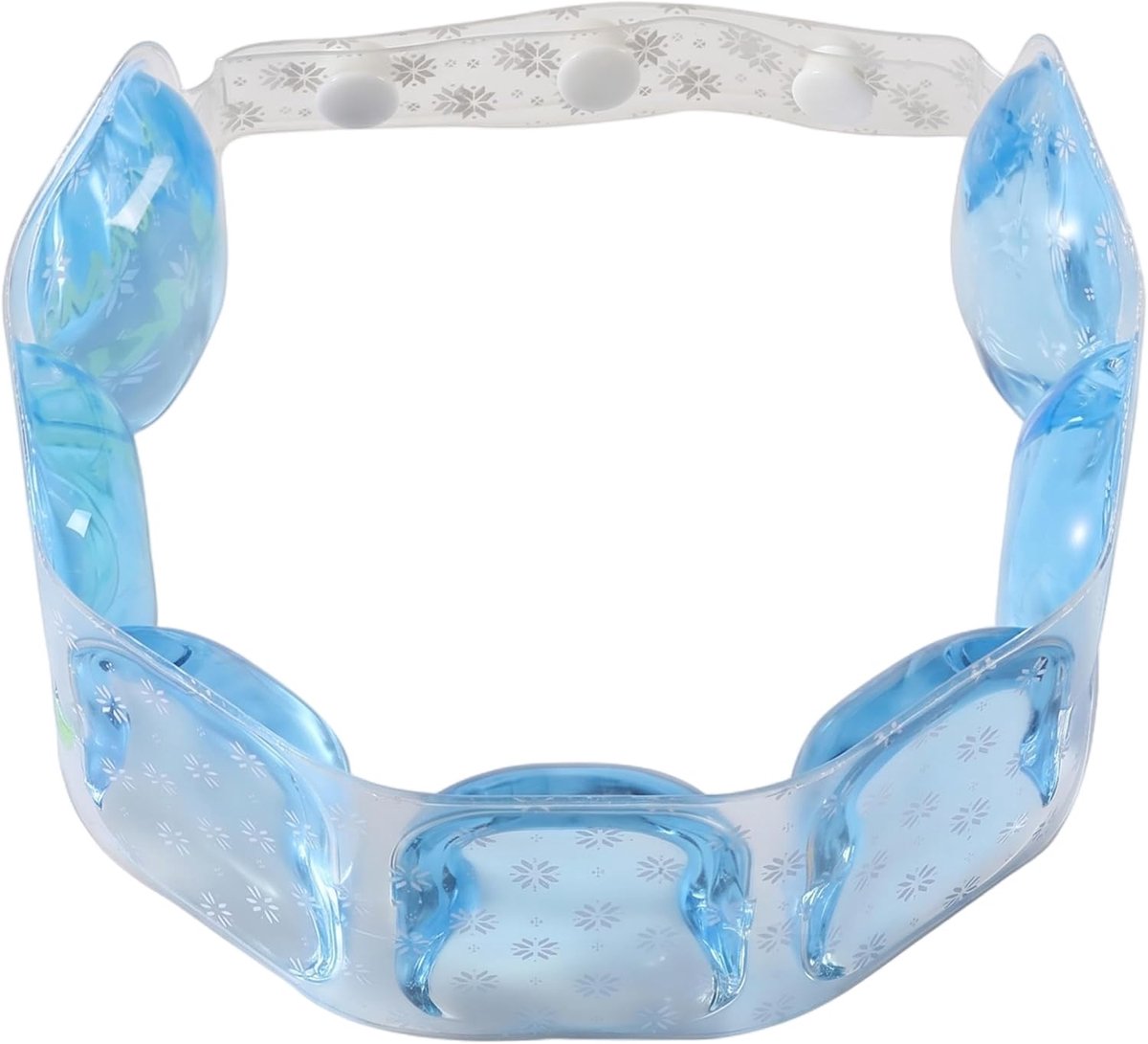 Hals Koelring - Nek Koeler - Hitte Bestrijden - Handsfree Comfort - 12 cm - Blauw