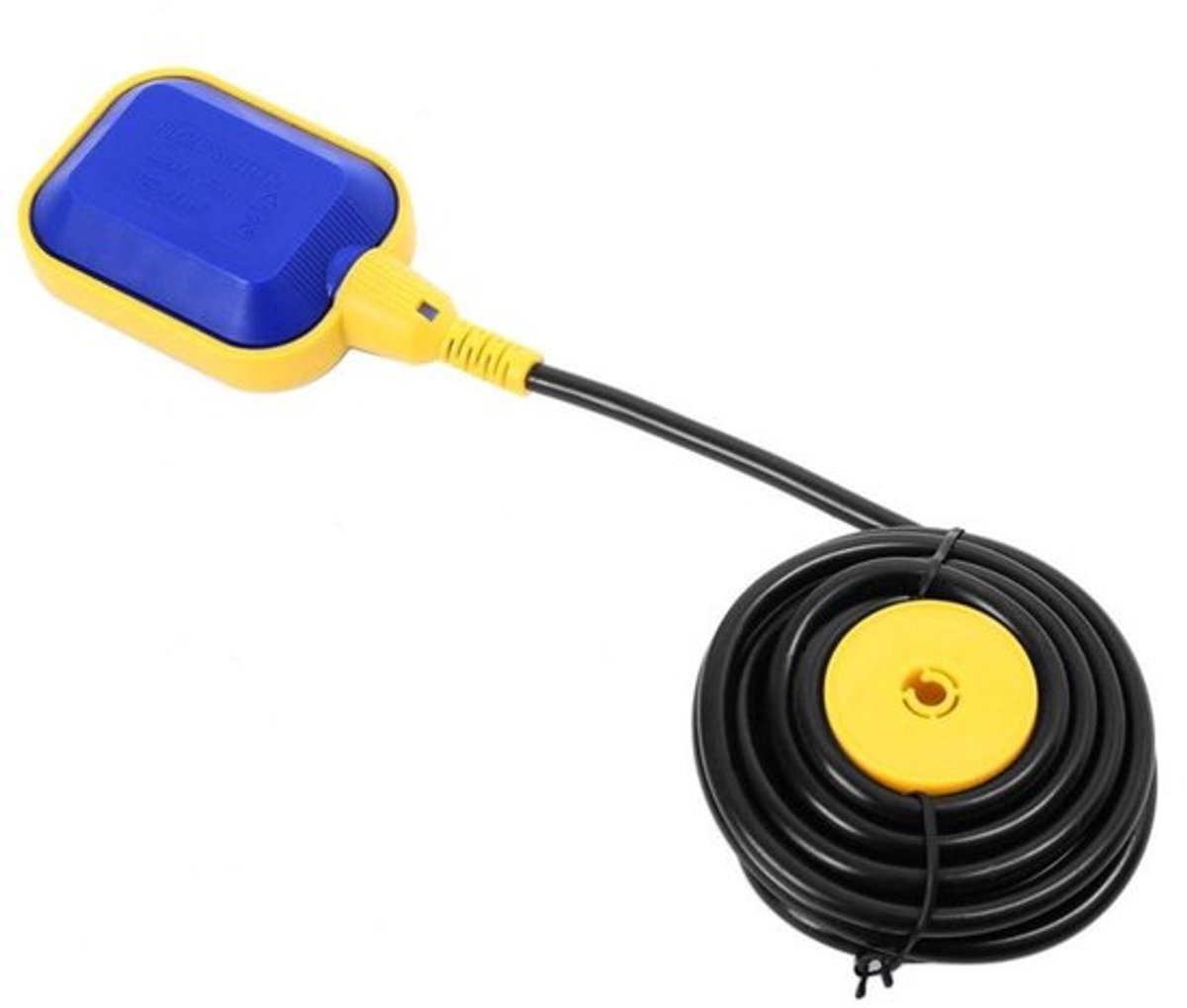 Shopcentral - Float Switch - Waterniveau Controller - 5 Meter Kabel - Rectangular