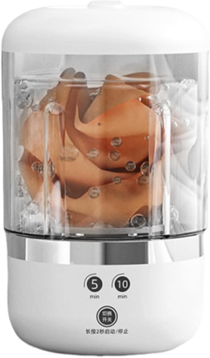 Draagbare Wasmachine Compacte Reiniger Kleine Was Draadloze Energie 1000 ml Capaciteit Wit