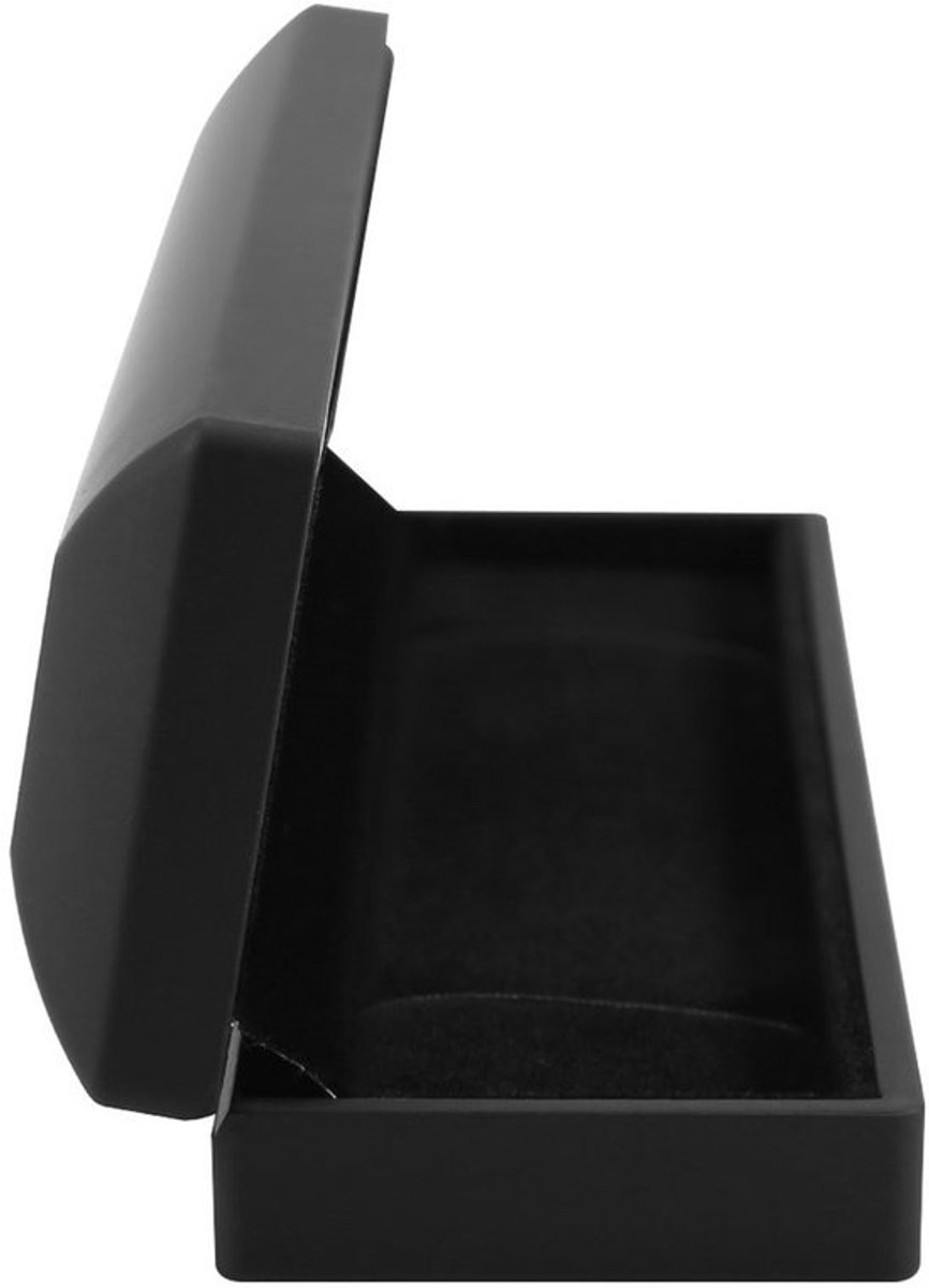 Shopcentral - LED Sieraad Display Box - Zwart - Ring en