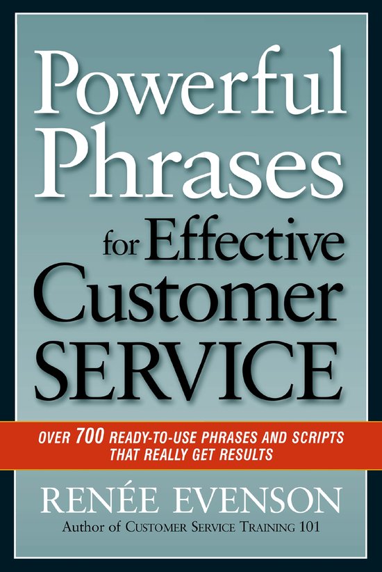 Powerful Phrases Effective Cust Service - cover