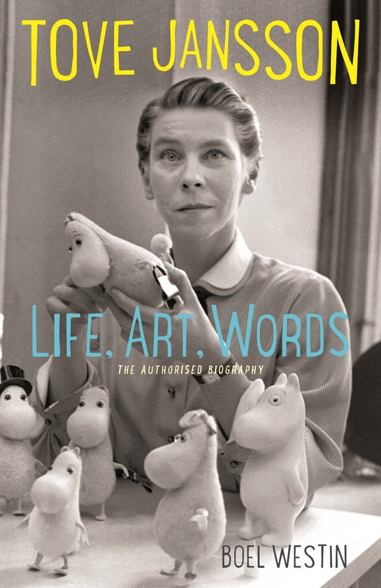 Tove Jansson, "Life, Art, Words", de geautoriseerde biografie, met Moomin-knuffels.