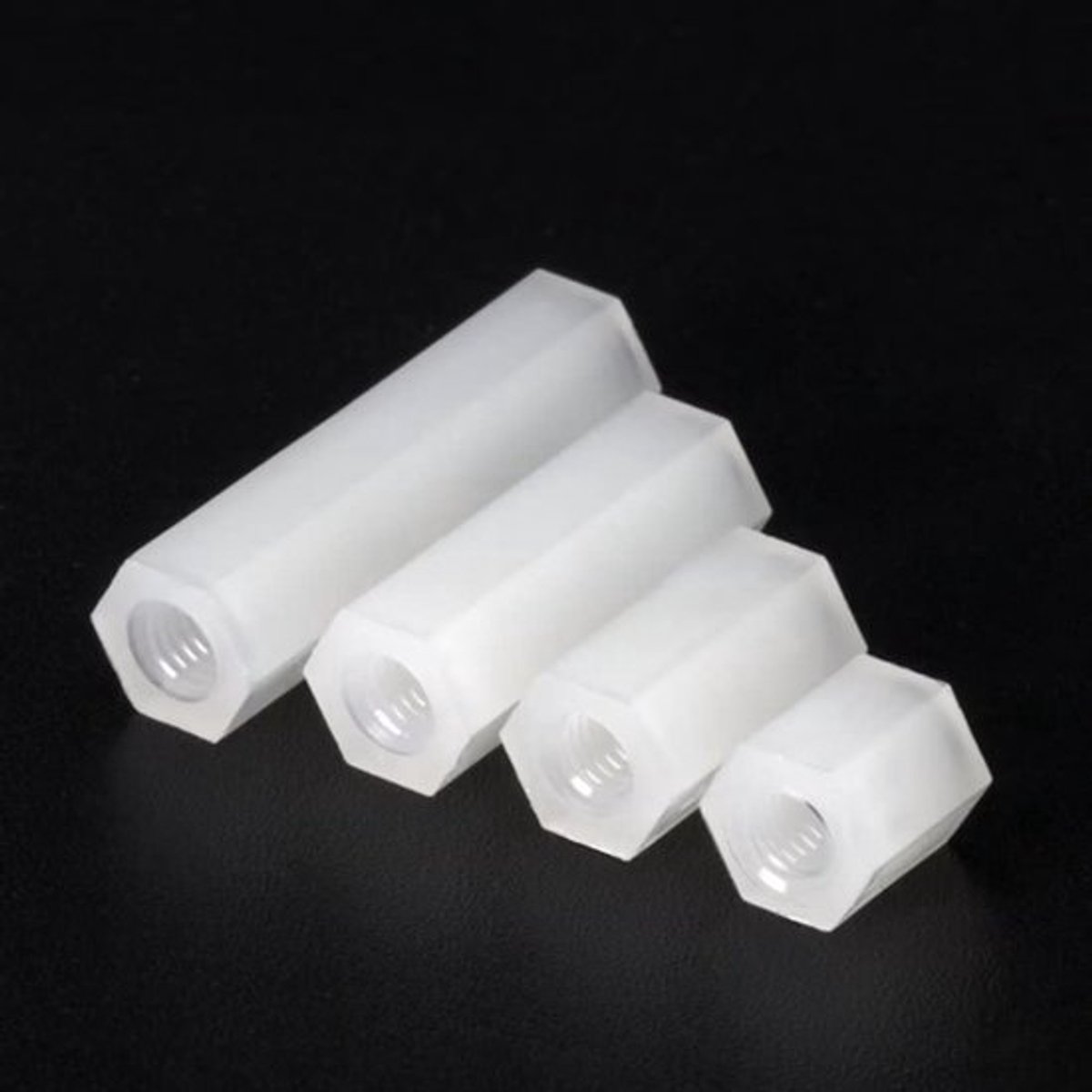 Vt products - Vrouwelijke Hex Spacer Standoff - Bevestigingsmiddelen - Wit - Nylon