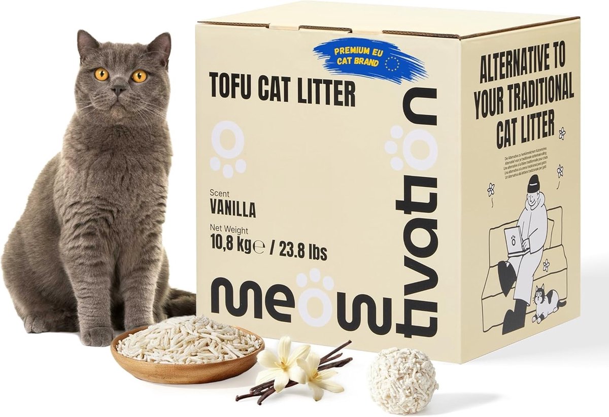Kattenbakvulling - Plantaardig - Klonterend - Geurbestrijding - Voor alle kattenbezitters