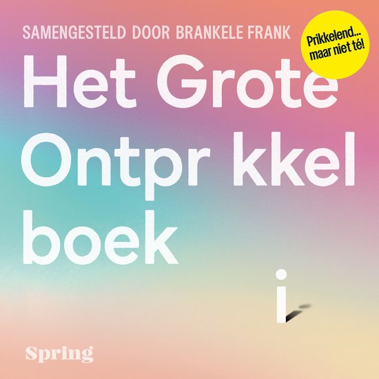 Het Grote Ontprikkelboek - cover