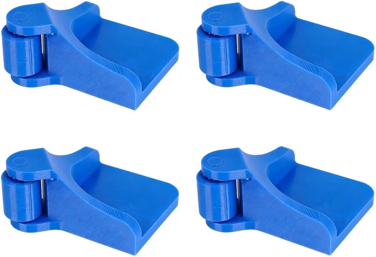 Autobandslangroller - Slanggeleider - Voertuigonderhoud - Schade Preventie - 4 Stuks - Blauw