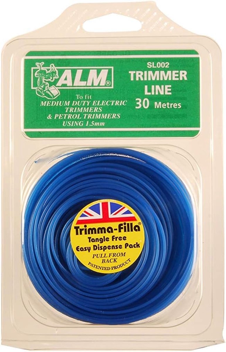Trimmer Lijn - Grasmaaier Draad - Gazon Onderhoud - Medium Duty - 30 Meter - Blauw