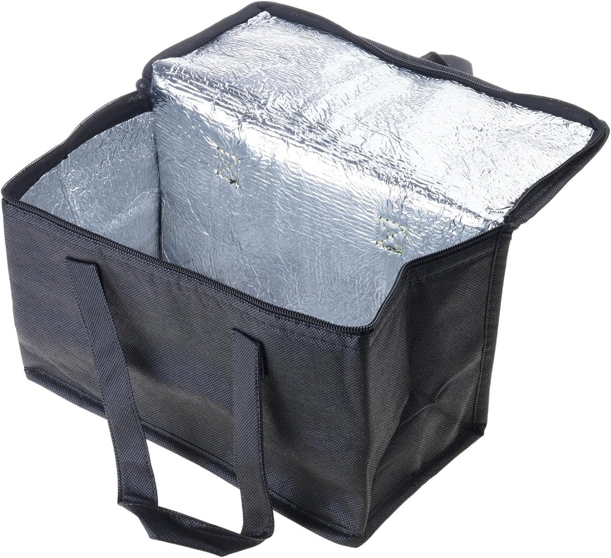 Koeltas - Lunchtas Isoleer - Eten Meenemen - Lekvrij Ontwerp - 3 Maten - Zwart