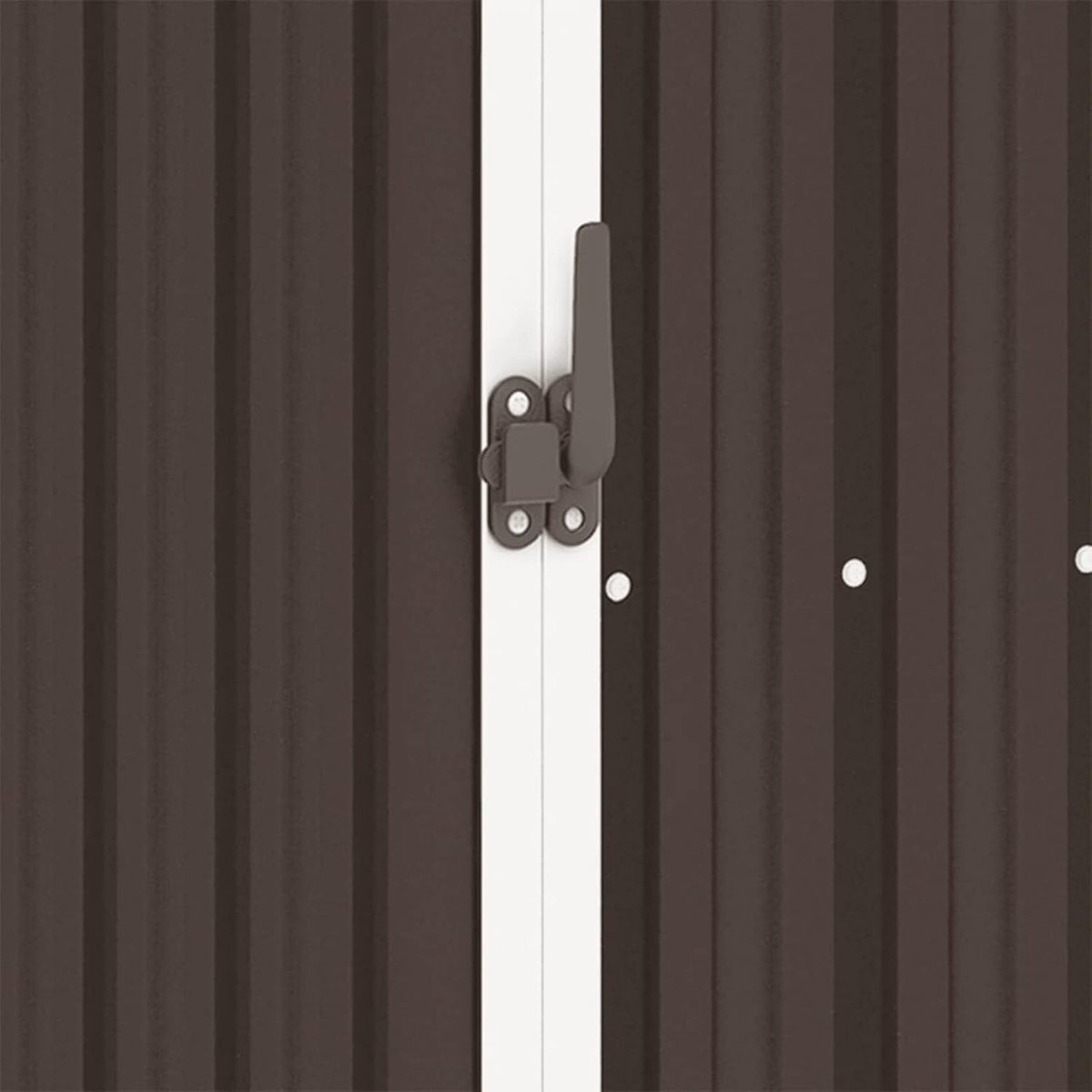 Tuinberging - Gereedschapsschuur - Buitenopslag - Verzinkt staal - 245x98 cm - Antraciet