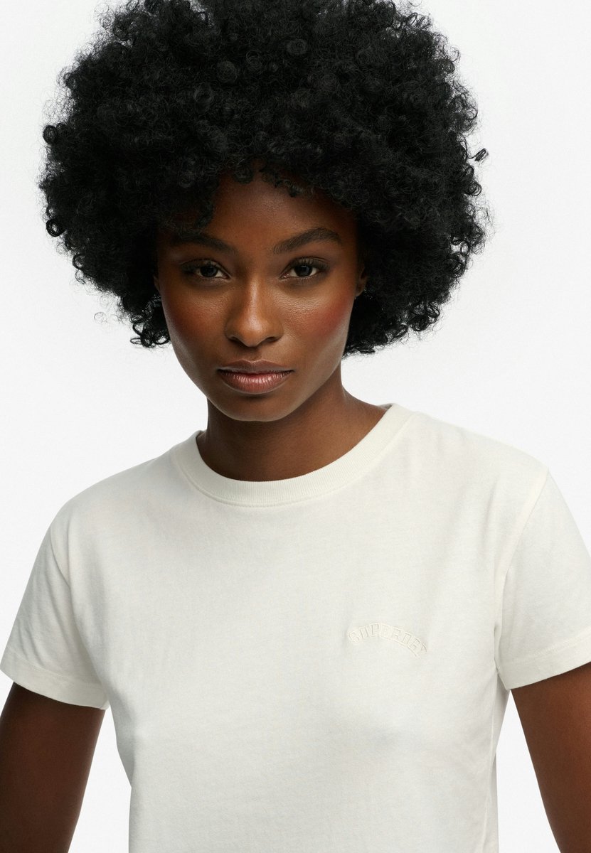Superdry Essential Logo Slim Fit T-shirt Dames T-shirts Wit