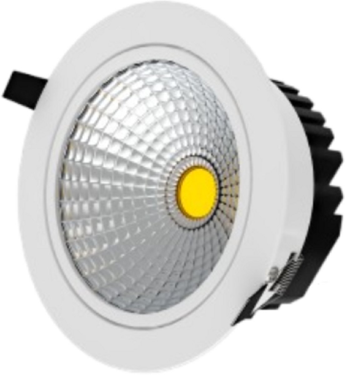 Meeuse Led Downlight - ø85mm - 3 Watt - Wit - Aktie - Downlight - 2700K - Warm Wit