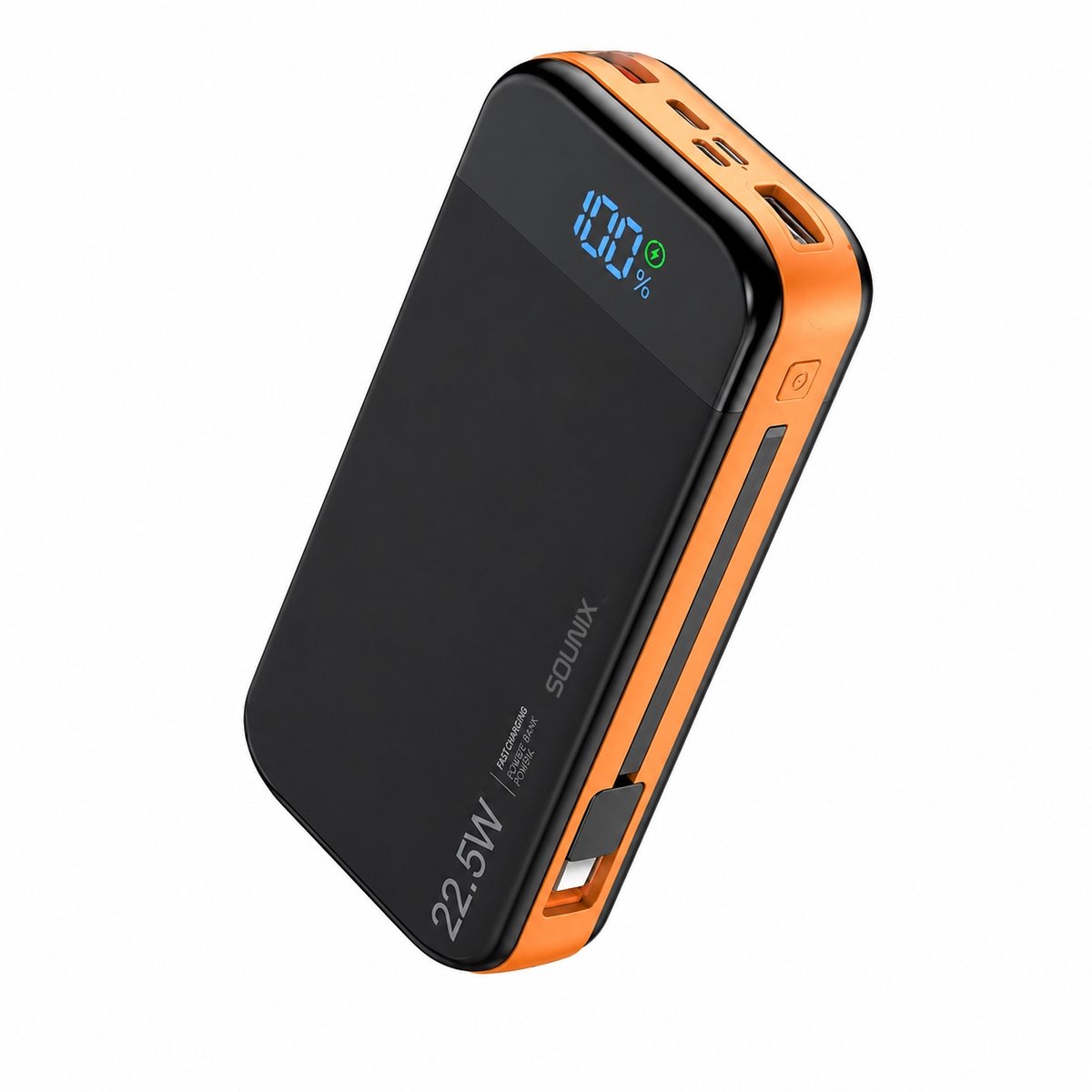 Sounix Powerbank 27.000 mAh met Ingebouwde Kabels - Sounix - €29,73