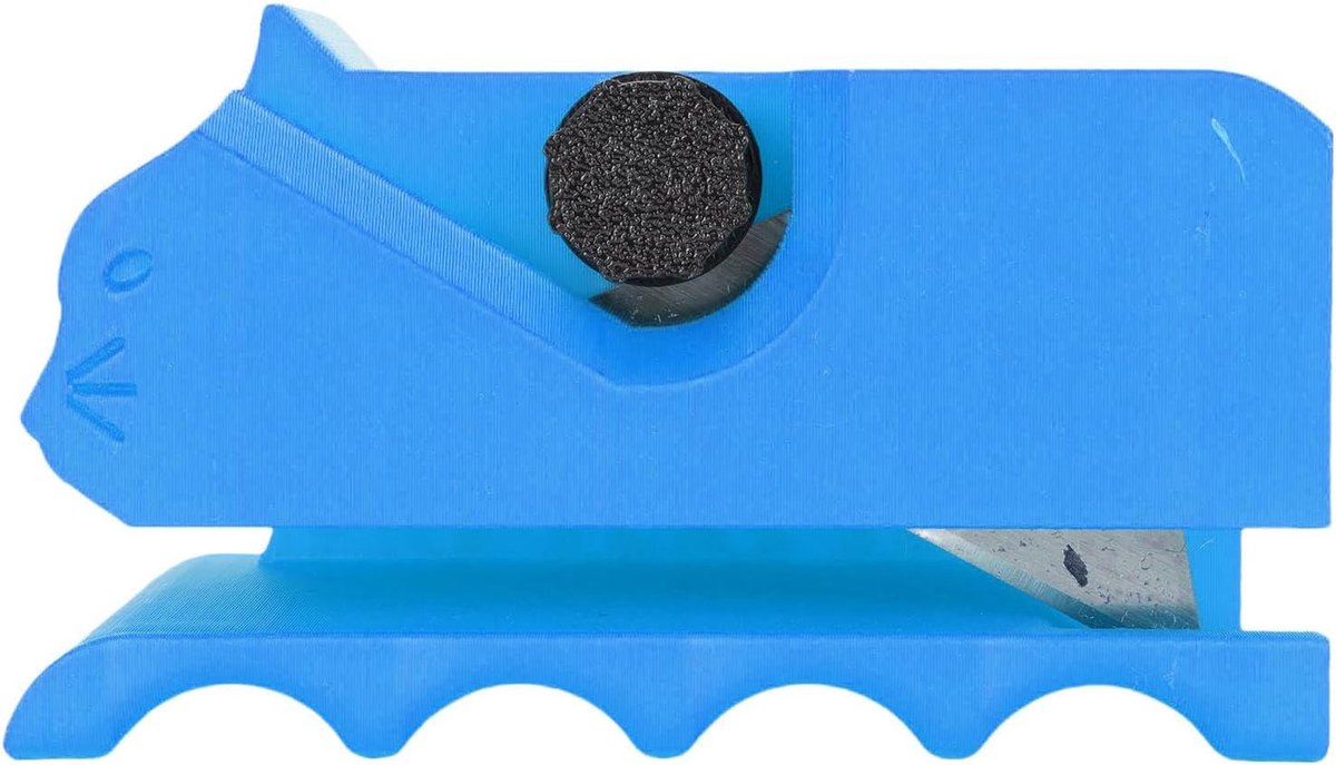Krabplank Snijder - Karton Tool - Kattenplezier Maken - Ergonomisch Ontwerp - Tot 0.3 Inch - Blauw