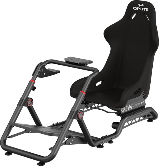 Stuurstandaard - Race simulator - Realistisch Racen - Verstelbaar Ontwerp - 89.5 cm - Zwart — afbeelding 3