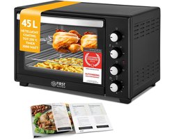RONN® Heteluchtoven - Oven - Airfryer Oven - Zwart - 56cm x 41cm x 35cm; 9.8 kg