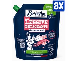Le Briochin Lessive Peaux Sensibles Geconcentreerde Wasmiddel zonder Parfum 2.27 L - Set van 8 Stuks (18.16 L Totaal) - Ecocert Gecertificeerd Ecologisch - Made in France - Voordeelverpakking