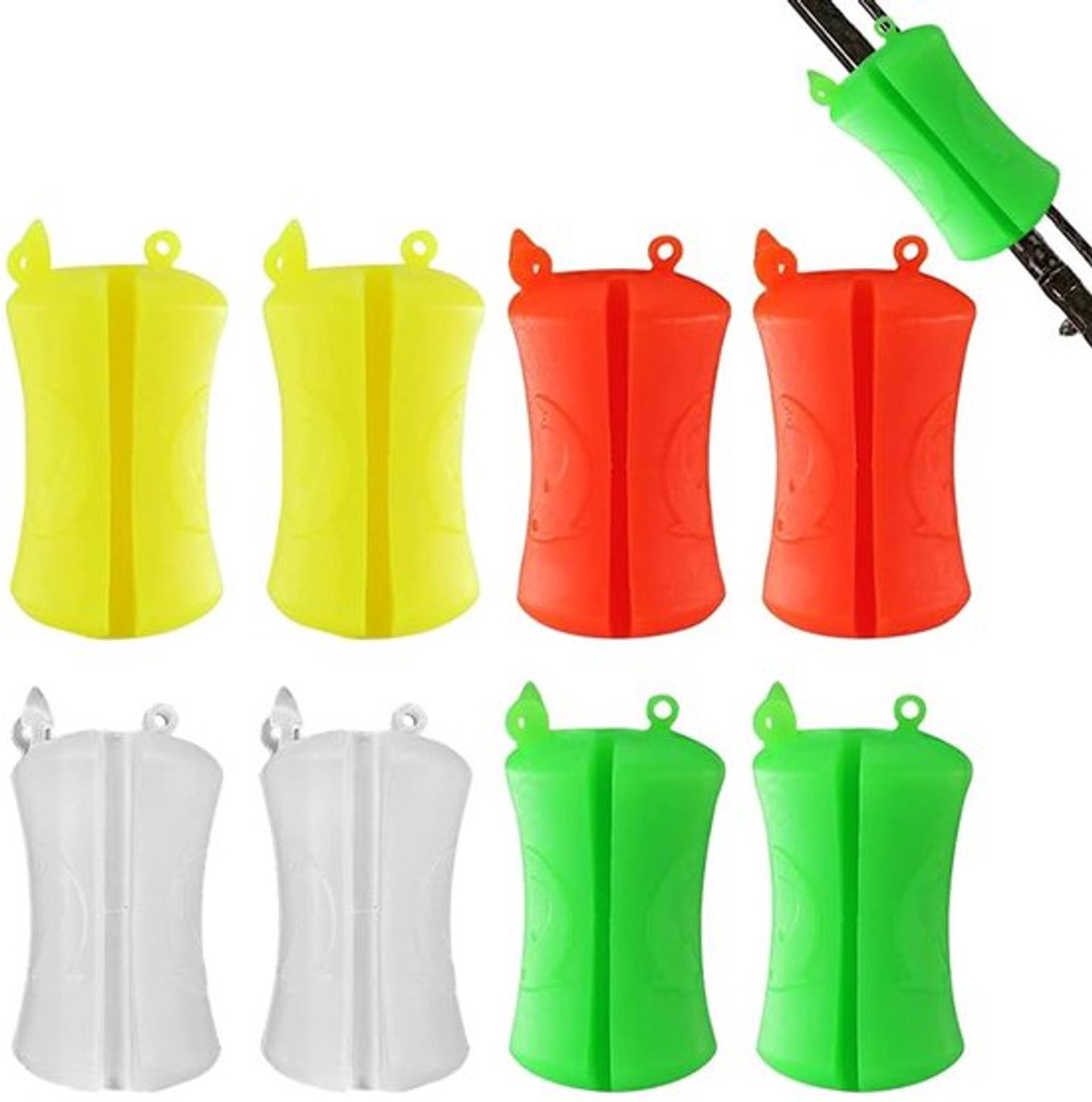 Solidchoice - Dailygoody - Vissportsteun - Herbruikbare Rubber Vissstokhouder
