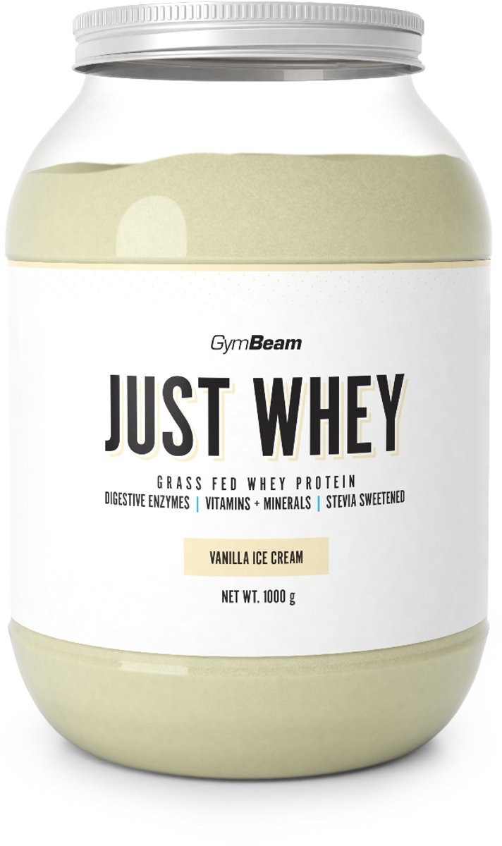 GymBeam Just Whey Proteïne - Vanille-Ijs - Whey Proteïne Blend - Eiwitpoeder - 1000 gram (33 servings)