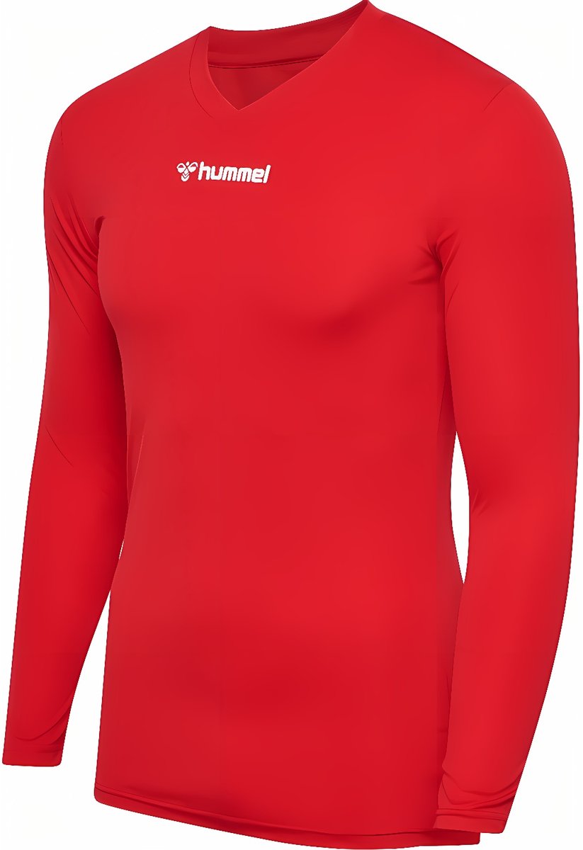 Hummel T-Shirt & Top Hmlbl Essential Tee L/S True Red-XXL