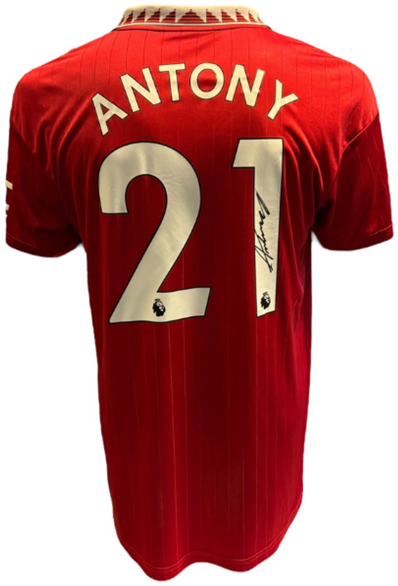 Antony dos Santos gesigneerd Manchester United 22/23 Thuis Shirt