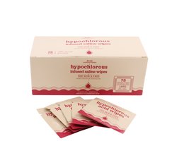 Base Laboratories - Hypochlorous Acid Doekjes - Huidverzorging Met Zoutoplossing en HOCl - 75 stuks