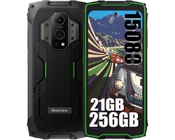 Blackview BV9300 Robuuste Smartphone (100LM Zaklamp) 15080mAh Helio G99 21GB+256GB 6.7'' 120Hz 50MP+ 32MP Camera, IP68 Waterdichte Buiten Mobiele Telefoon NFC -Oranje