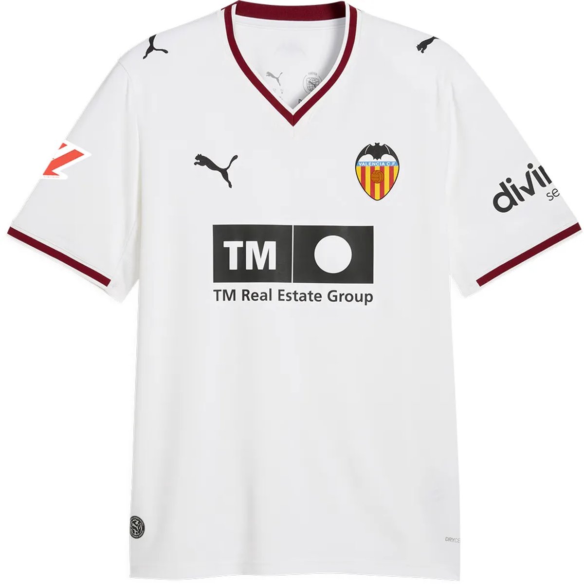 Puma Valencia Cf 26/27 Replica Thuis T-shirt Met Korte Mouwen XS Man Wit