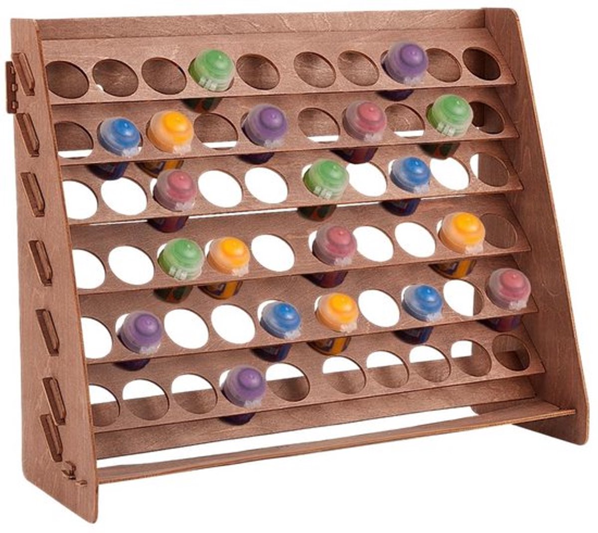 Houten paint rack - Ideale opbergoplossing