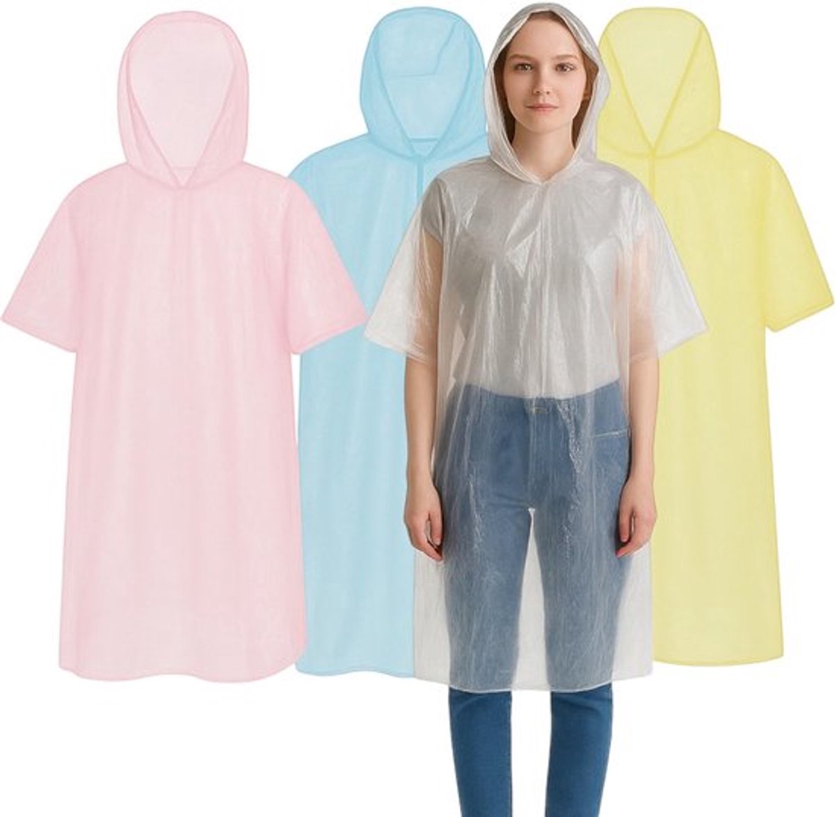 Solidchoice - Dailygoody - Regenponcho - Waterdicht - Uniseks - Noodponcho - Ideaal