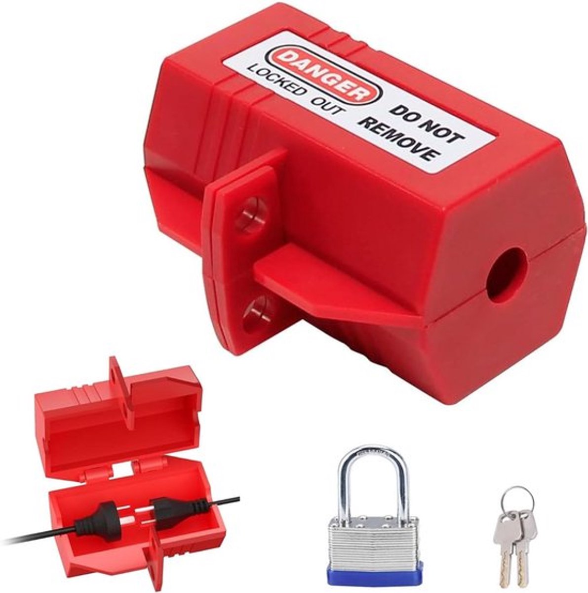 Dailygoods - Schakelaar Bescherming voor Wasmachine Plugs