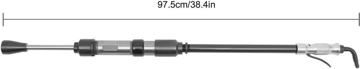 Pneumatische Stamper - Lucht Hamer - Grond Verdichten - Hoge Slagfrequentie - 97.5 cm Lengte - Grijs