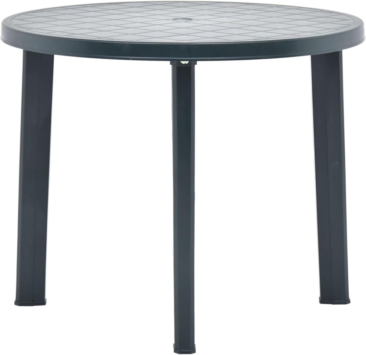 Tuintafel - Terrastafel Balkontafel - Buiten dineren - Geen montage nodig - 89 cm diameter - Groen