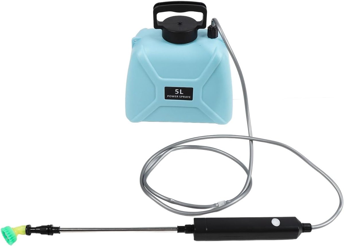 Elektrische Sproeier - Draagbare Verstuiver - Planten Water Geven - Eén Knop Bediening - 5 Liter Capaciteit - Wit