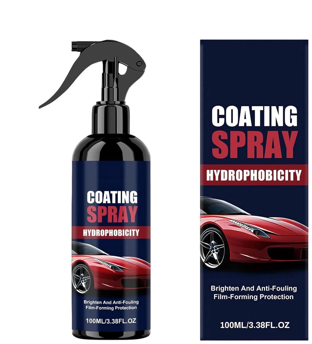 Autolak Verzegelingsspray - Spuitcoating Hydrofoob - Voertuig Beschermen - Hydrofobisch Effect - 100 ml - Transparant