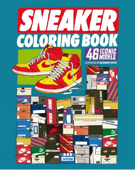 Sneaker Coloring Book - cover