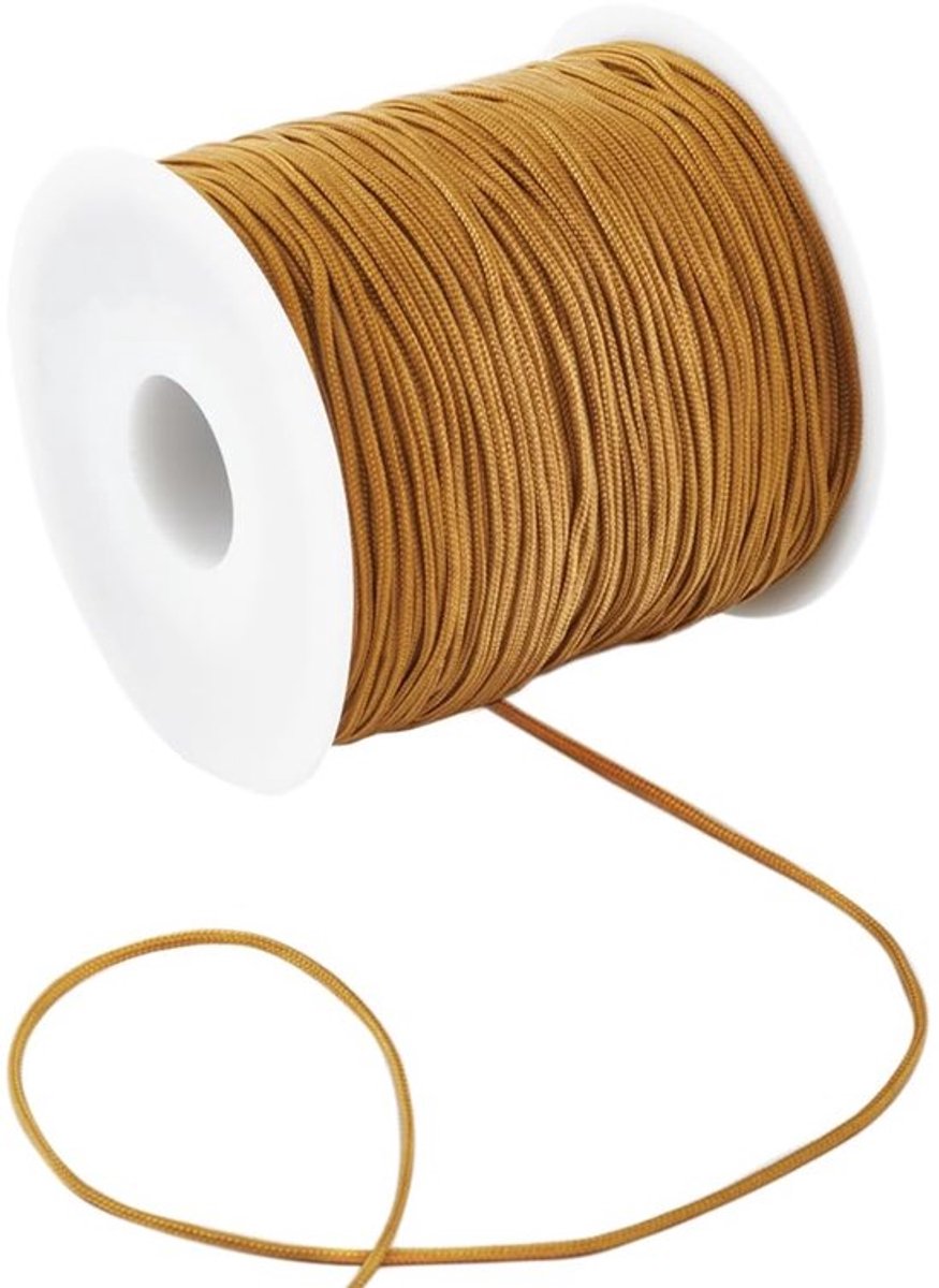 Kralen koord goud - DIY sieraad maken nylon