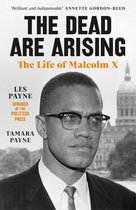 Boekomslag van "The Dead Are Arising: The Life of Malcolm X" met een portret van Malcolm X en de titel van het boek.
