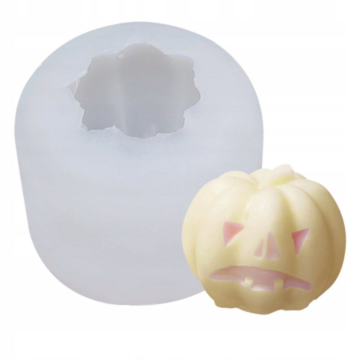 3D Halloween Pompoen Siliconen Mal voor Kaarsen, Zeep & Gips