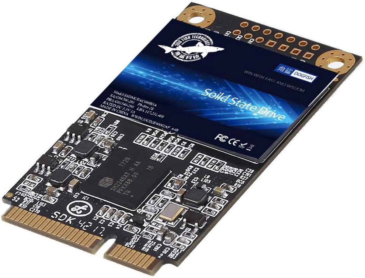 Dogfish M.2 2242 SSD 2TB 3D NAND QLC SATA III 6Gb/s, Internal Solid State Drive Compatible with Desktop PC Laptop - ShopVlot