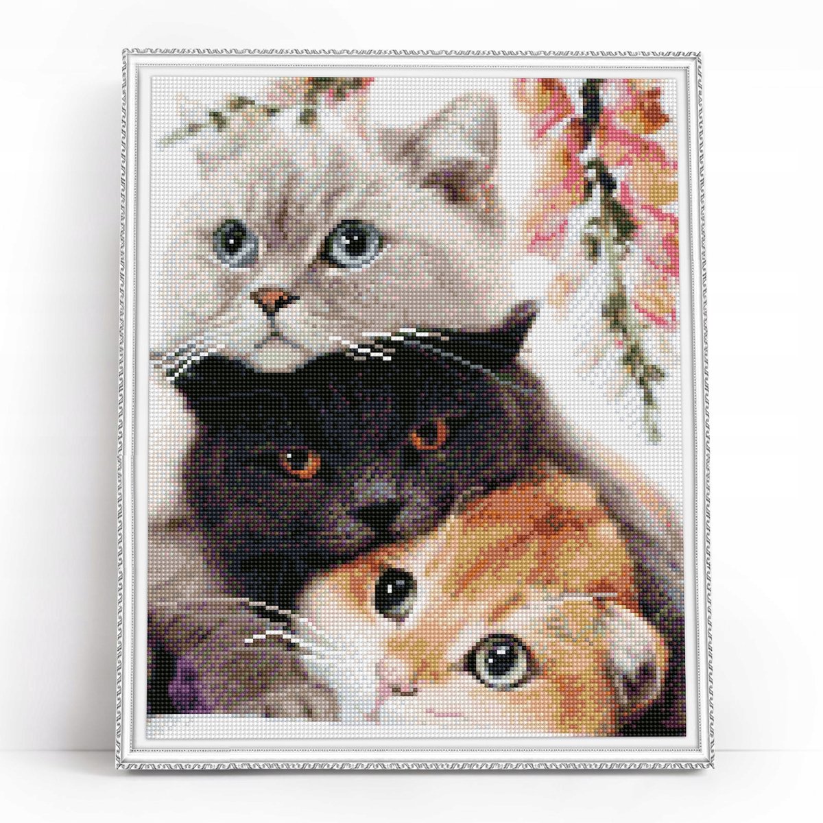 Diamond Painting Katten 40x50 cm op Spieraam - Varvikas 5D DIY
