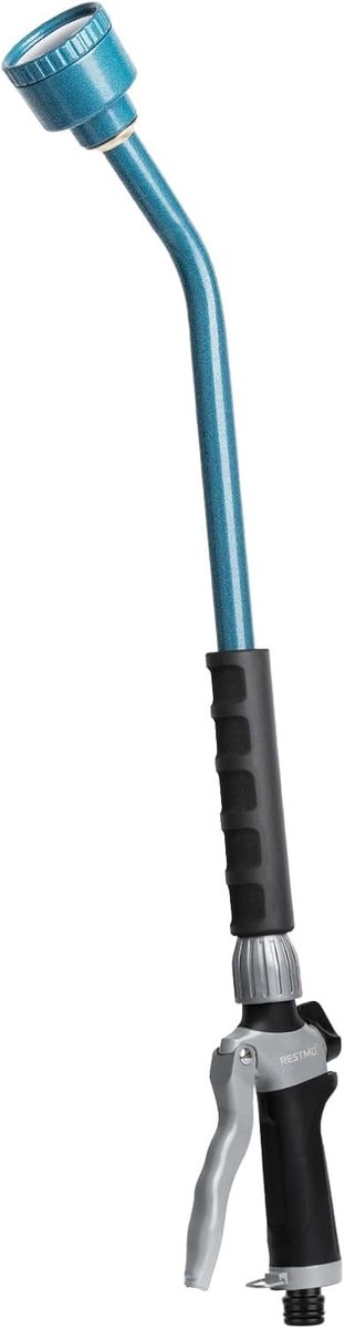 Lange Gietstaaf - Blauw - 61 cm - Metalen Tuinsproeier met Stroomcontrole - Voor Planten en Bloemen