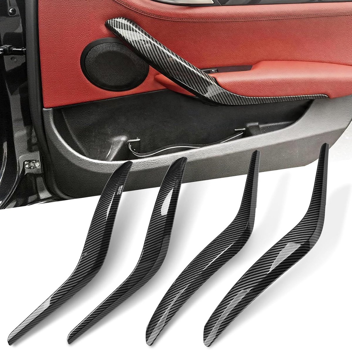 TTCR-II 4 stuks, compatibel met deurgreep BMW X1 E84 2008-2015, 16d, 16i, 18d, 18dX, 18i, 20d, 20dX, 20i, 20iX, 23dX - ShopVlot