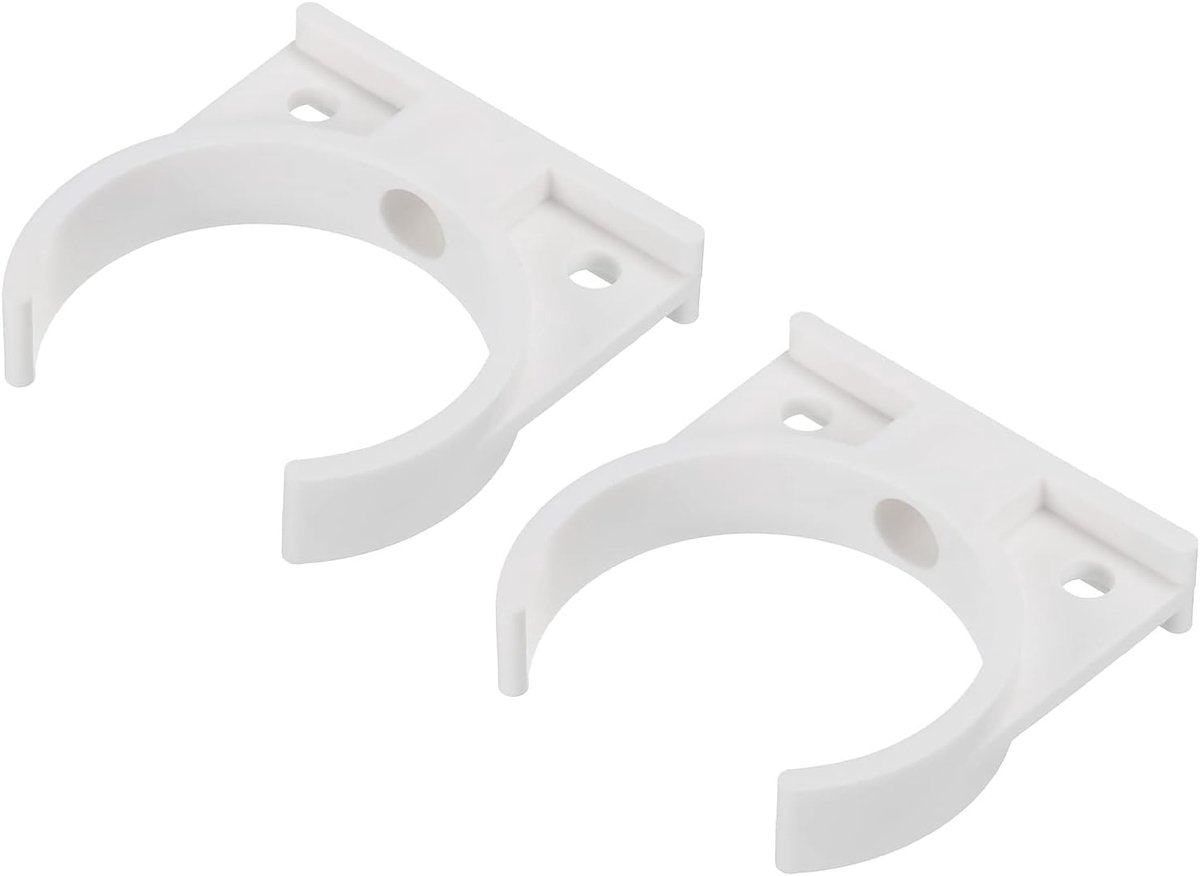 sourcing map Water filter clip for 10 inch and 11 inch water purifier filter clip clip white 2 pieces - ShopVlot
