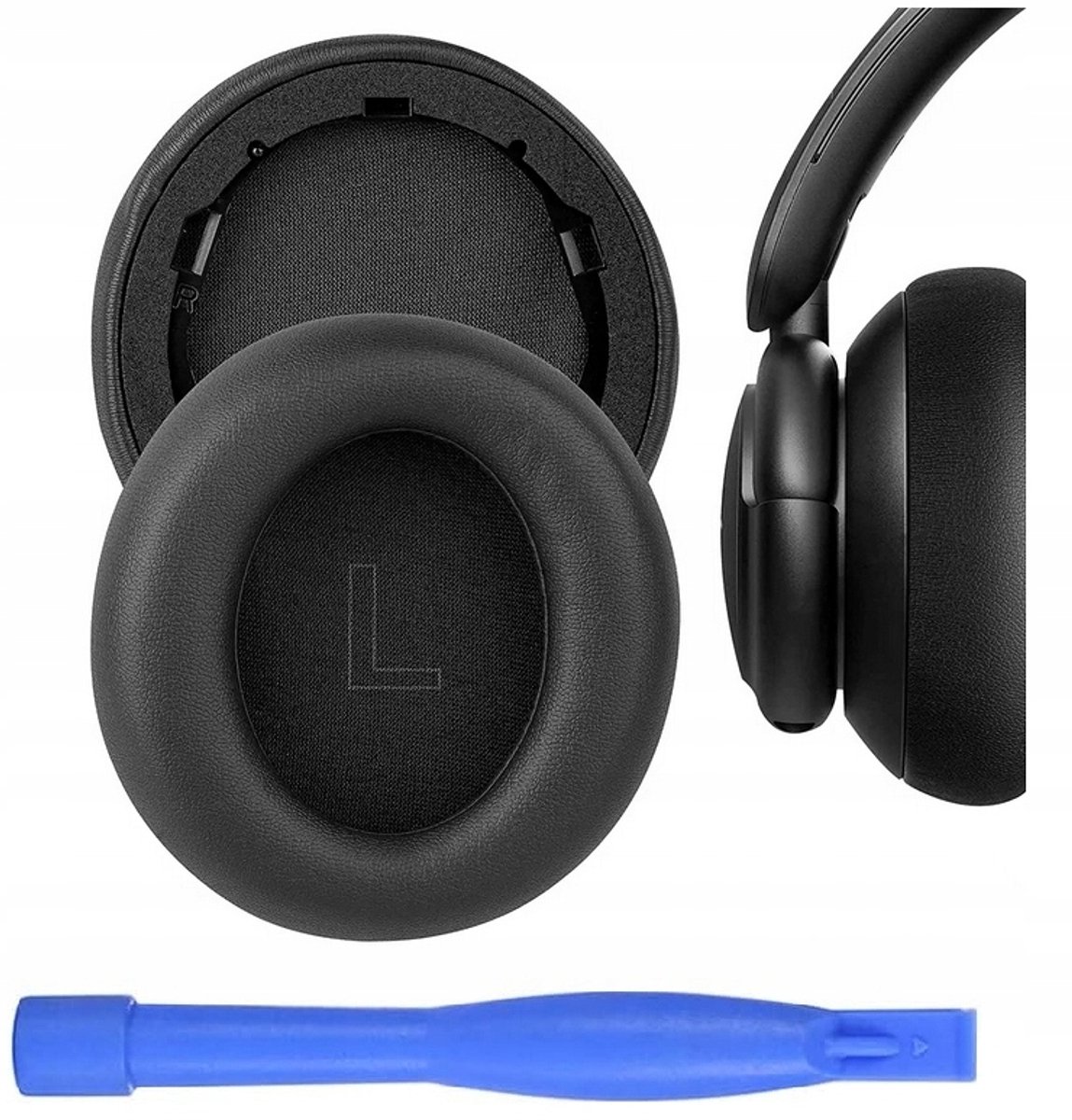 Opzetstukken voor Anker Soundcore Life Q20 Hoofdtelefoon - Zwart