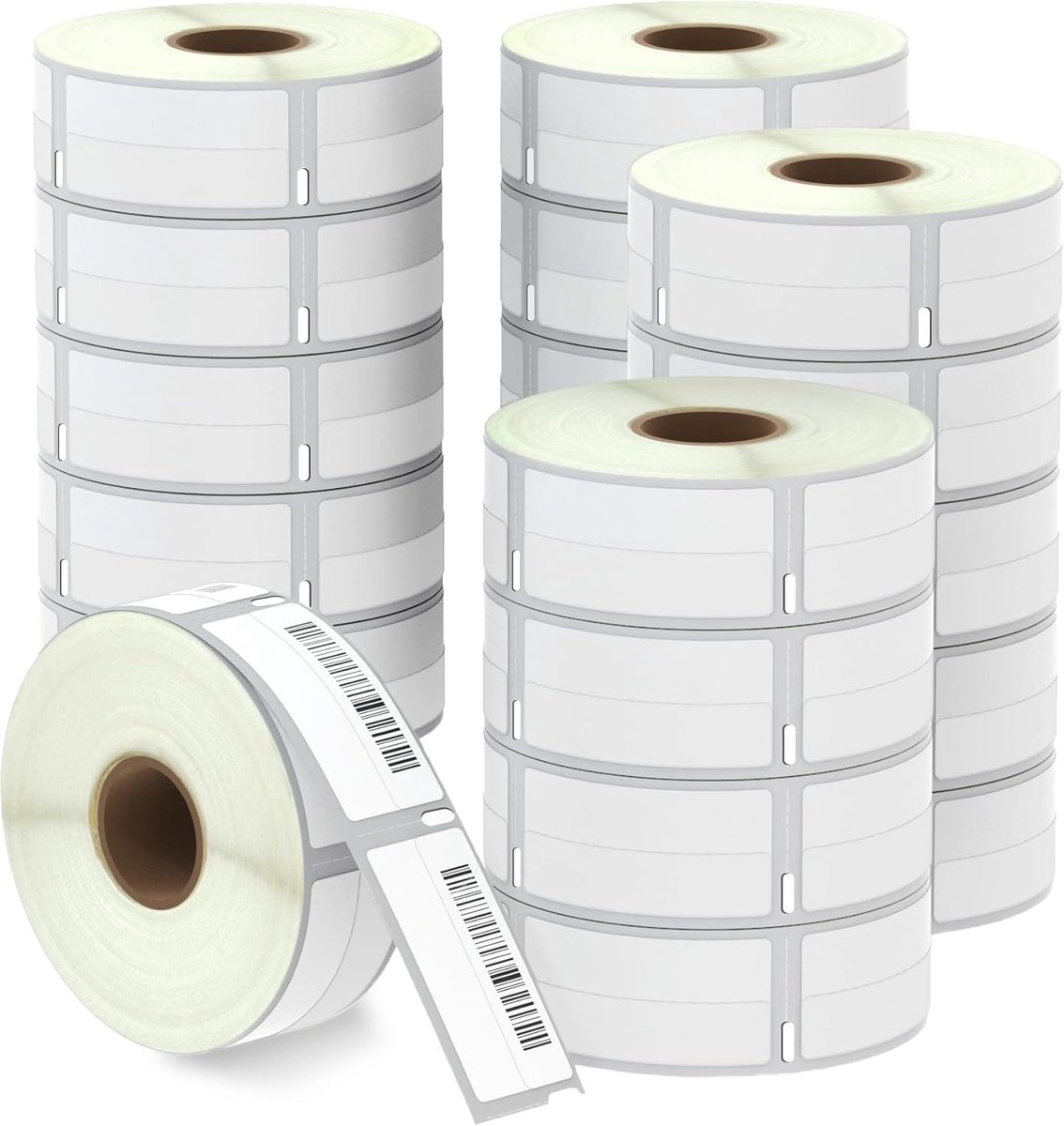 BETCKEY - 20 Rolls 99017 Labels Compatible with Dymo S0722460, 12mm x 50mm, 4400 Adhesive File Folder Labels Use for - ShopVlot