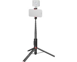 SmallRig - 5292 x Drex Lee ST30 Lite Boom Selfie Stick – Zwart – 31-147 cm – 360° Rotatie – 180° Kanteling – Cold Shoe – Afstandsbediening