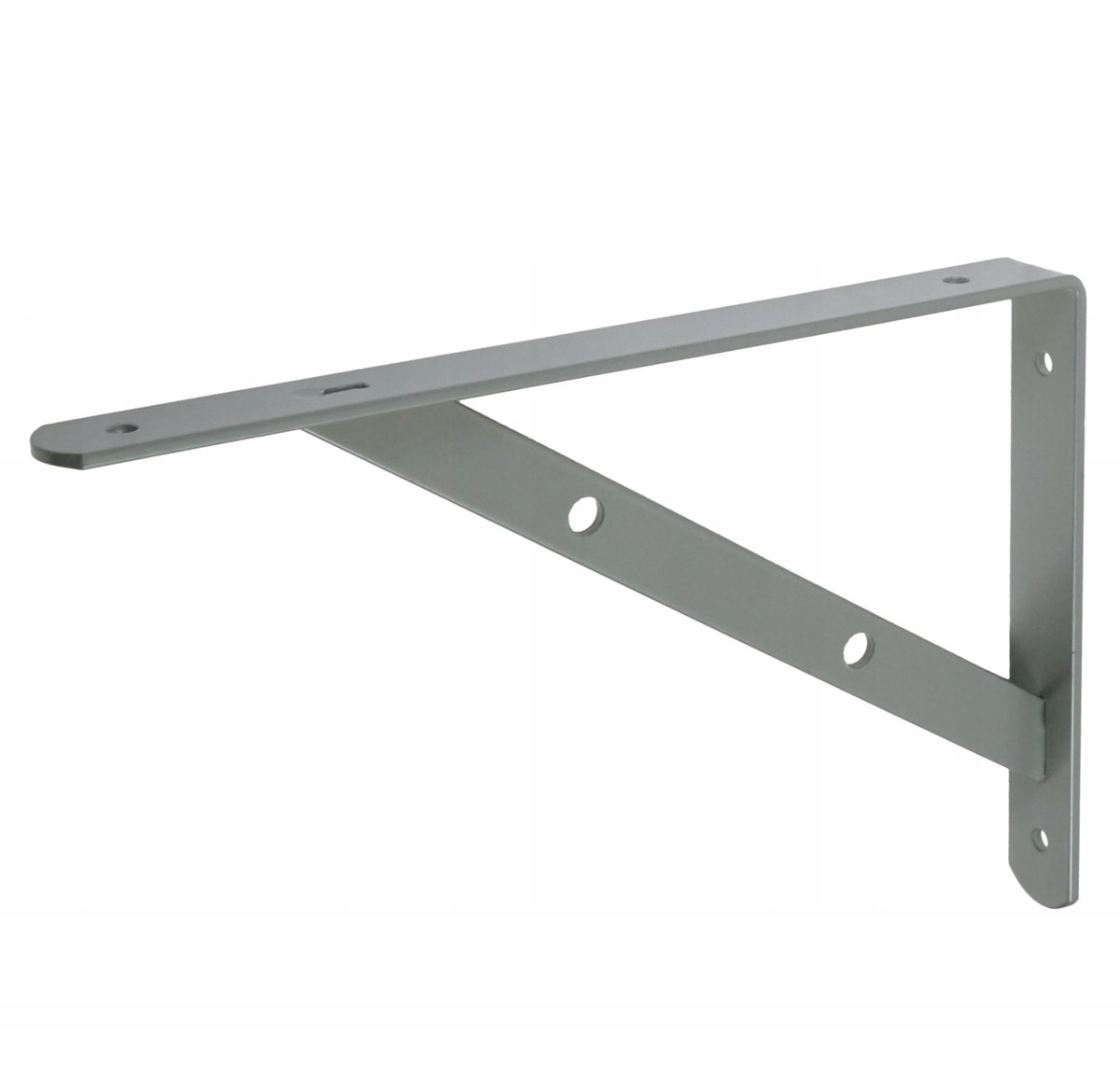 Sterke Zilveren Plankdrager 30cm - Robuuste Wandsteun voor Planken