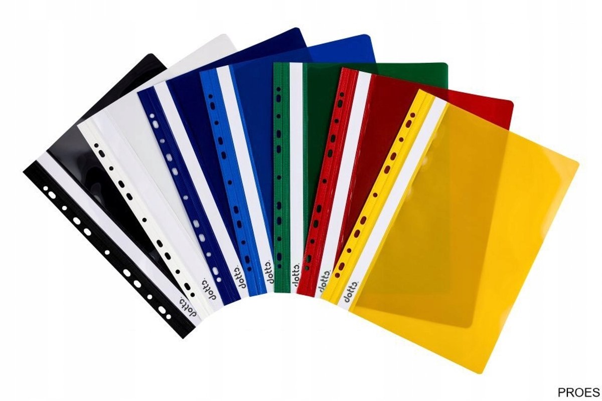 DOTTS A4 Hardcase Mapjes Zwart (10 stuks)