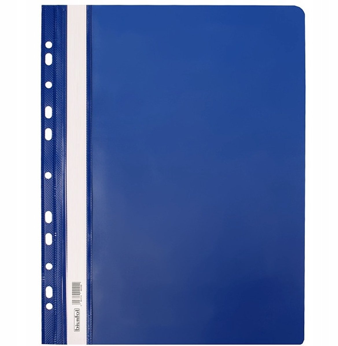 Biurfol A4 Hardcase Mapjes met Perforatie - 10 Stuks - Marineblauw