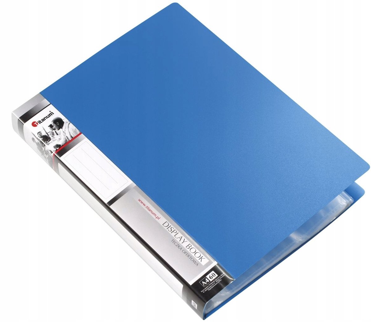 A4 Aanbiedingskaart A4 Blauw 60 Hoesjes